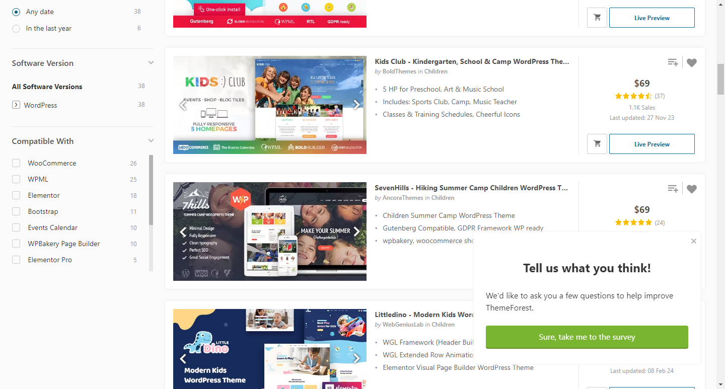 Kids' WordPress Themes