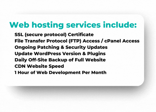 Web Hosting And Maintenance Services
