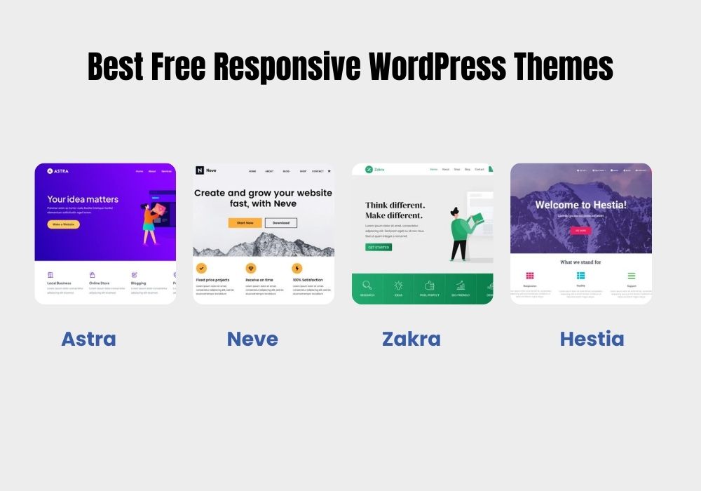 Best Free Responsive WordPress Themes For Business
