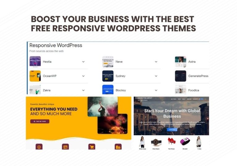 Boost Your Business with the Best Free Responsive WordPress Themes