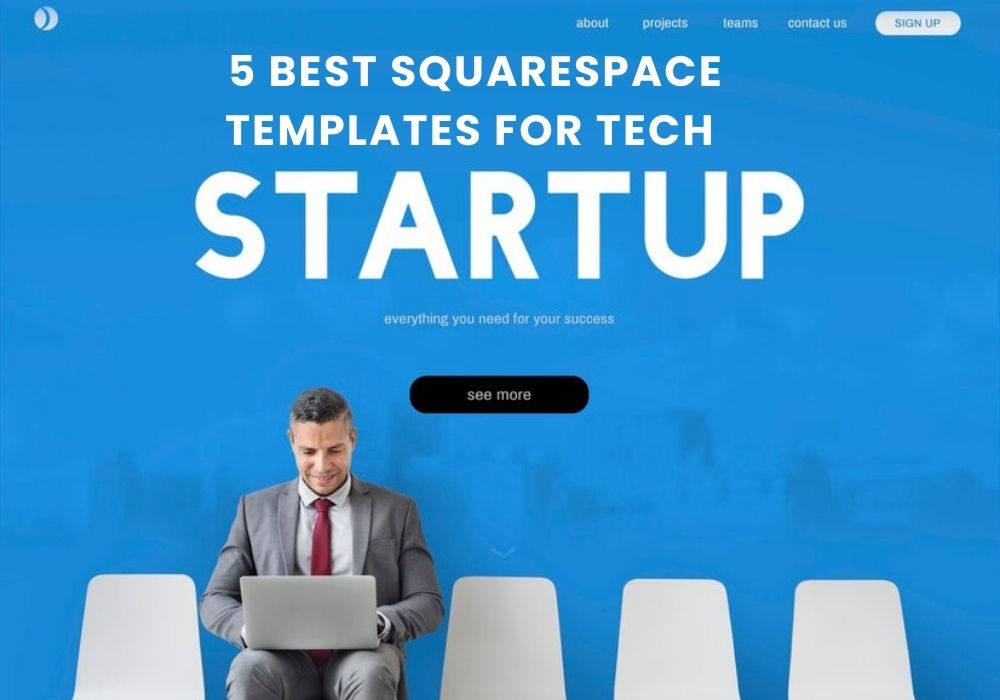 Squarespace templates for tech startups 