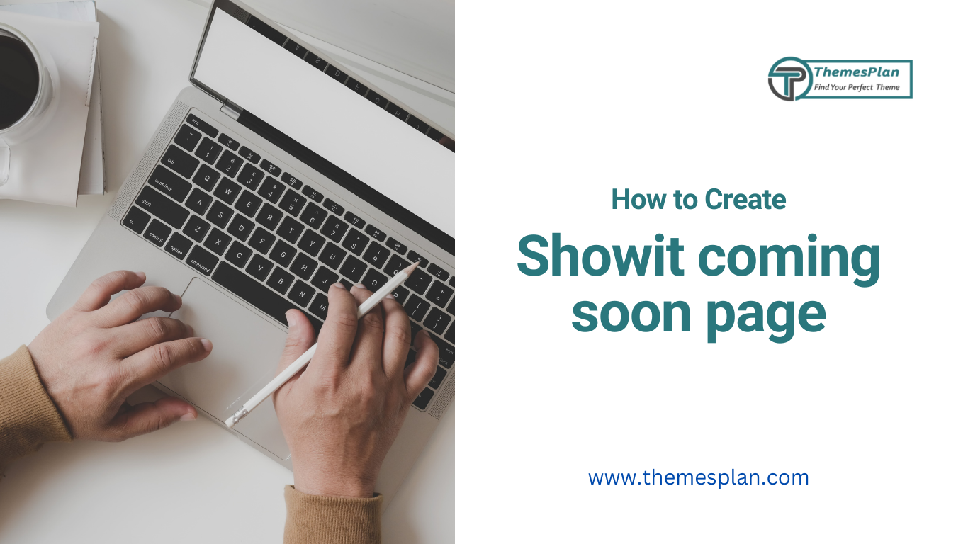 How to create showit coming soon page