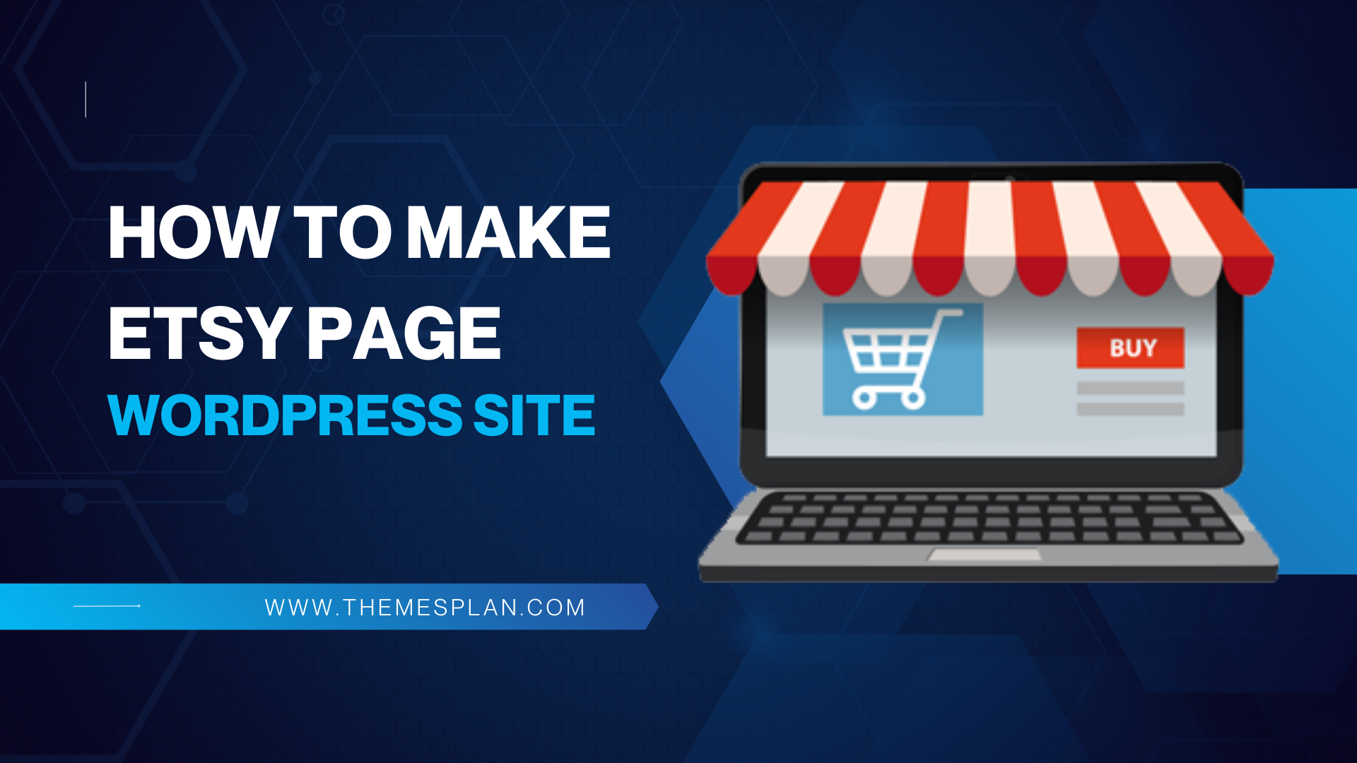 How to make Etsy Page WordPress website