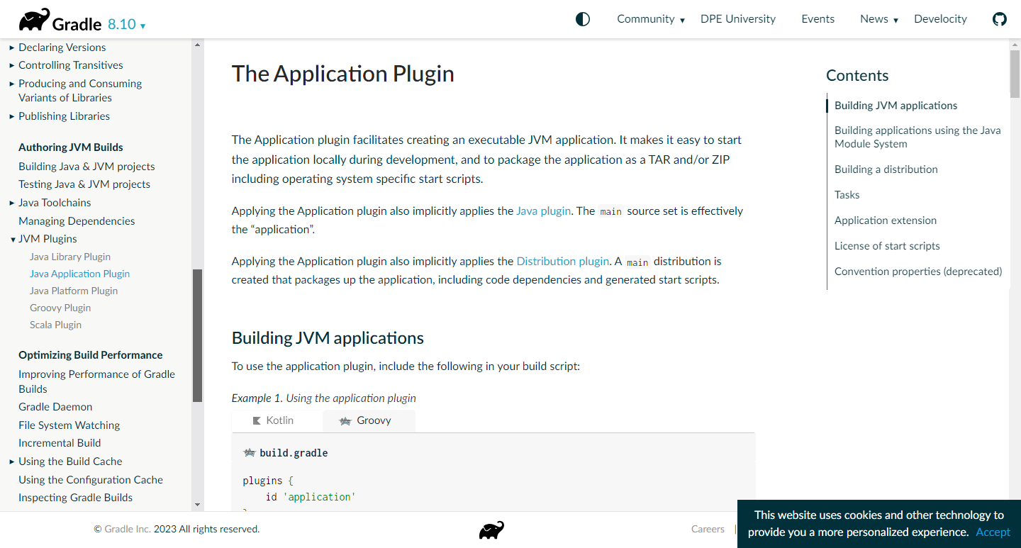 The Application Plugin