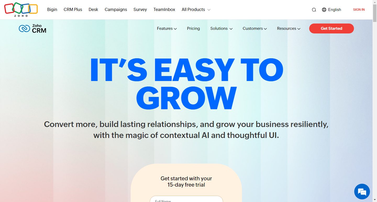 Zoho CRM HubSpot Alternatives