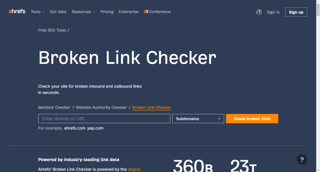 Free Broken Link Checker