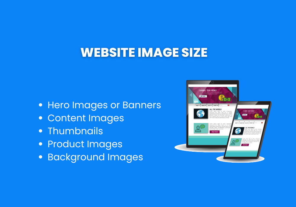 Website Image size