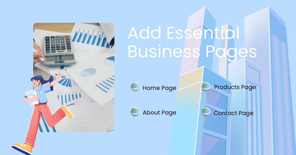 Add Essential Business Pages