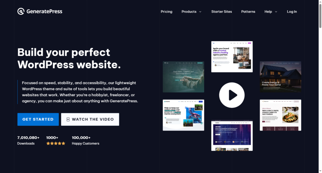GeneratePress Fast-Loading WordPress Themes