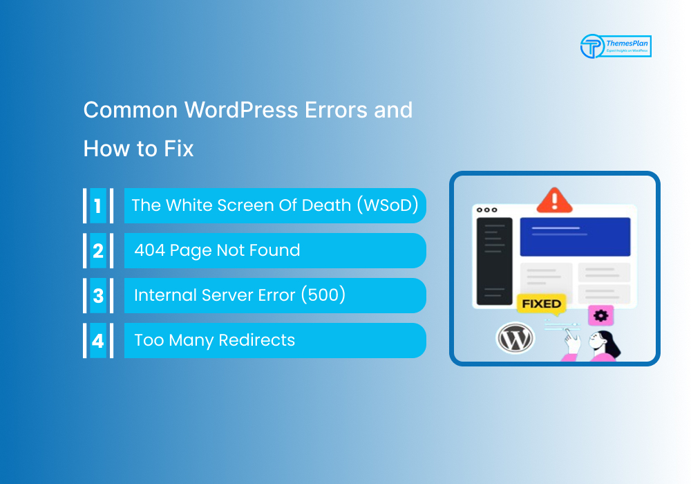 The Most Common WordPress Errors and How to Fix Them