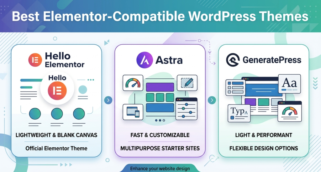 Best Elementor-Compatible WordPress Themes for Beginners