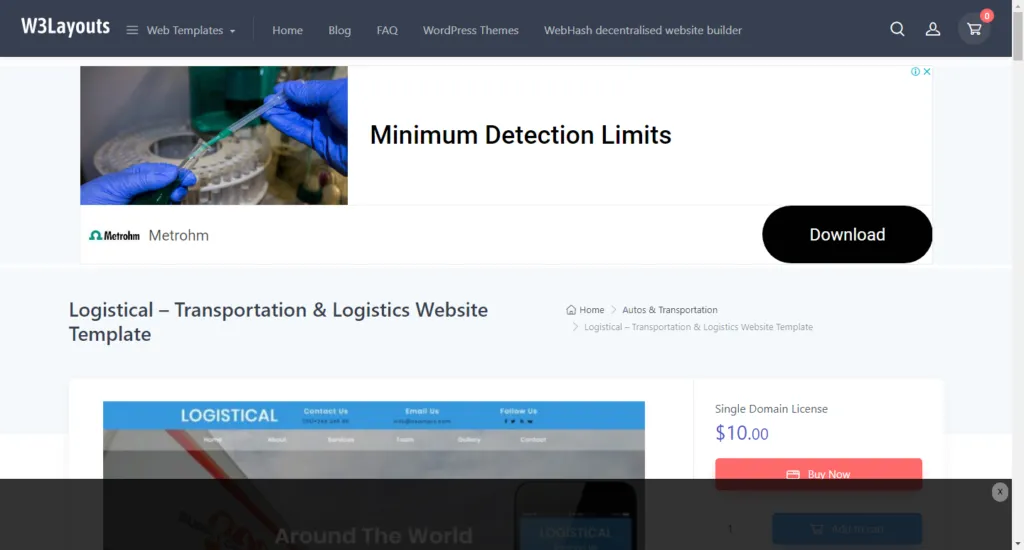 Logis by W3Layouts Free Transport Website Templates