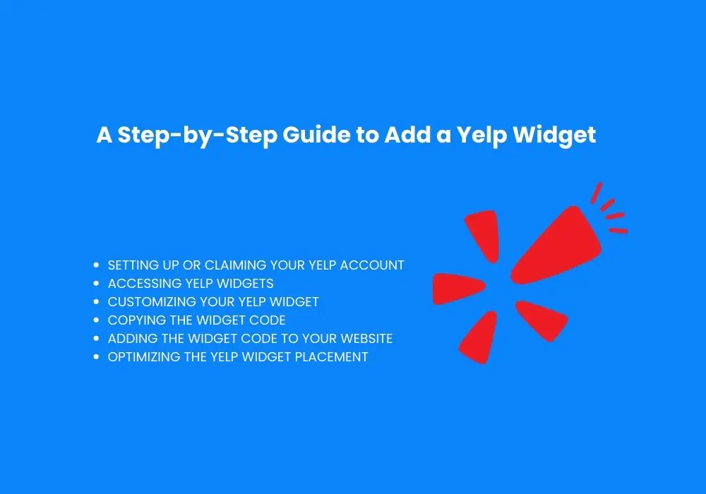 Step-by-Step Guide to Add a Yelp Widget
