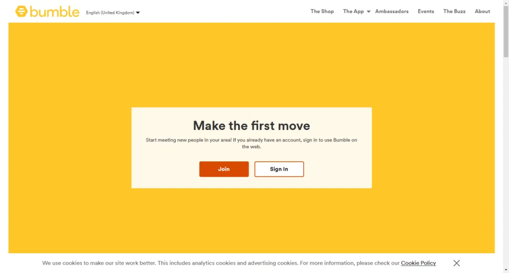 Bumble Bizz Membership Websites